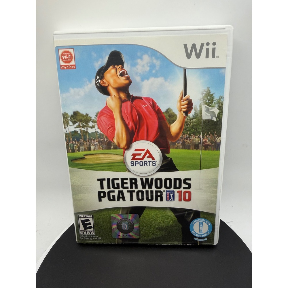 Tiger Woods PGA Tour 10 Nintendo Wii EA Sports Complete CIB Wii MotionPlus